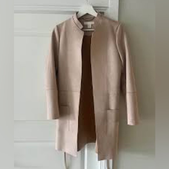Elegant Imitation Suede Lightweight Coat H&M NWT’s - Picture 4 of 9